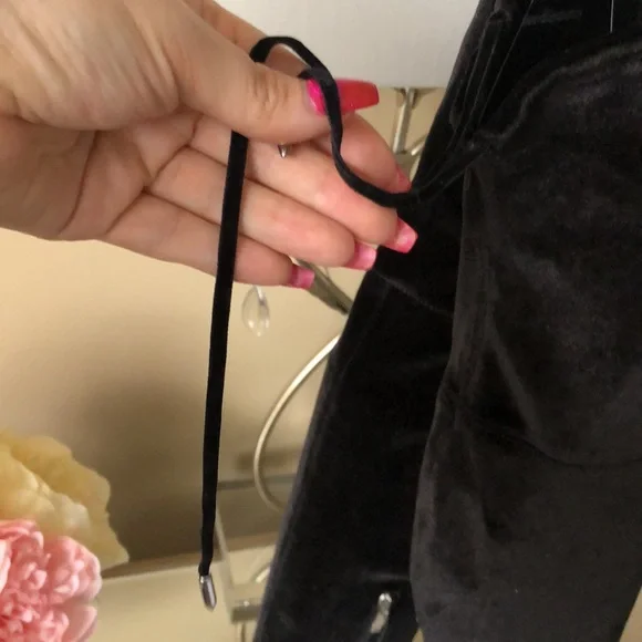 New MARC FISHER Black Velvet Over the Knee Boots - Picture 6 of 14